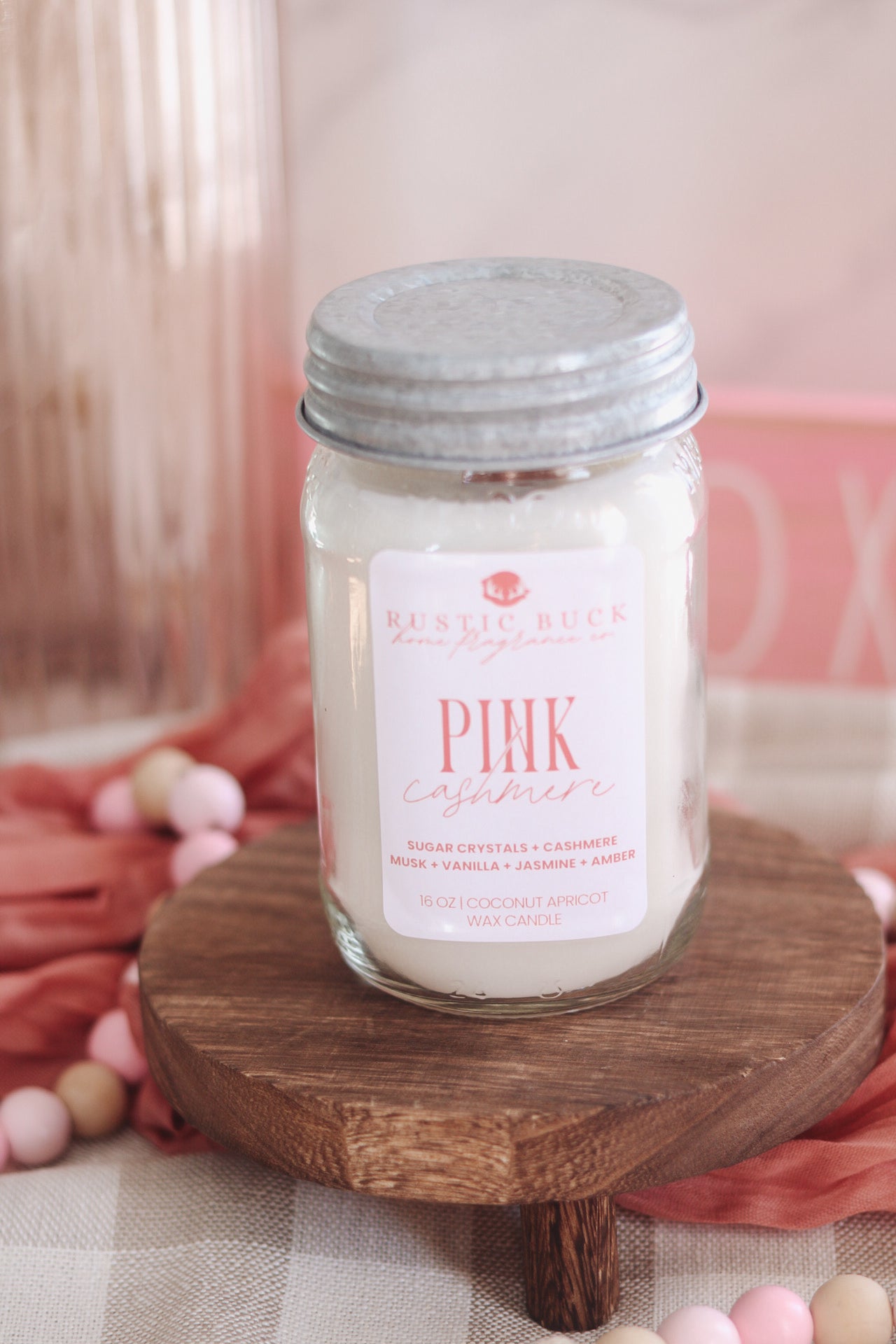 Valentine's Day Mason Jar Candles