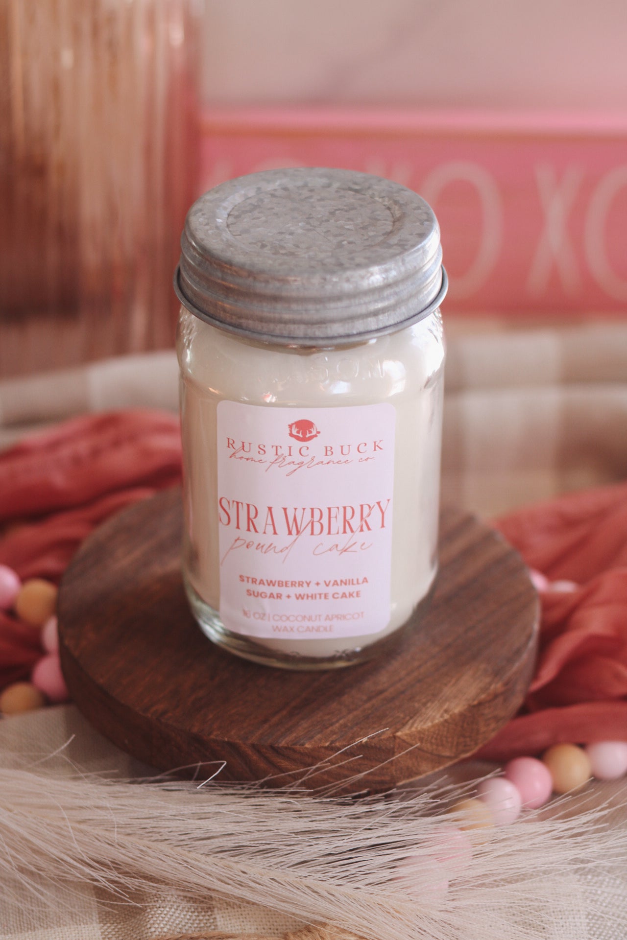 Valentine's Day Mason Jar Candles