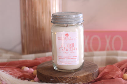 Valentine's Day Mason Jar Candles