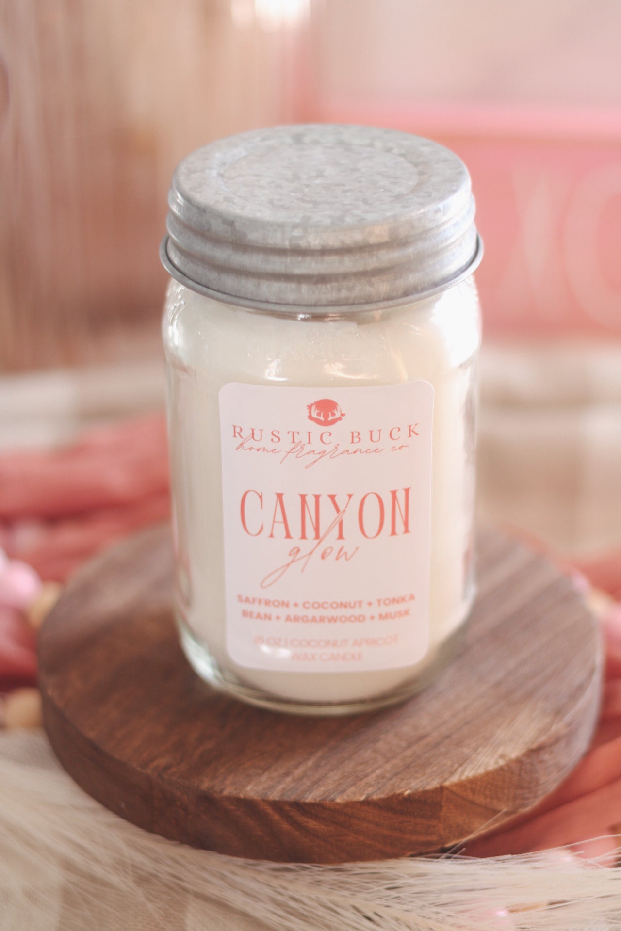 Valentine's Day Mason Jar Candles